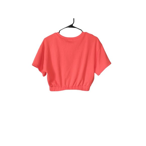 Le Lis Red Crop Top Women’s Small – Y2K Short Sleeve Cropped Sweatshirt Tee - Picture 6 of 6